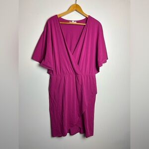 Synergy XL Organic cotton Women’s Midi Dres Basic Wardrobe Comfortable Natural